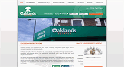 Desktop Screenshot of oaklandsestates.co.uk